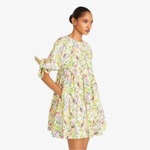 AMUR Zayn Day Dress in Natural Jungle Fruit Size 4